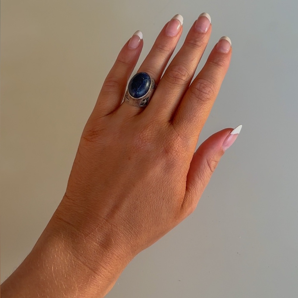 Lapis Lazuli Sterling Silver Ring